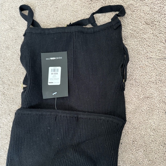 Ribbed jumpsuit - Picture 3 of 4